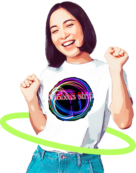 フラフープで遊ぶ女の子