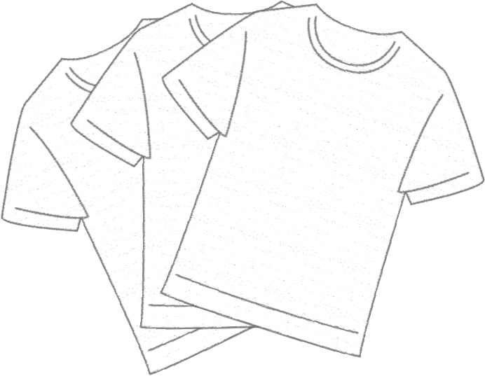 Tシャツのイラスト